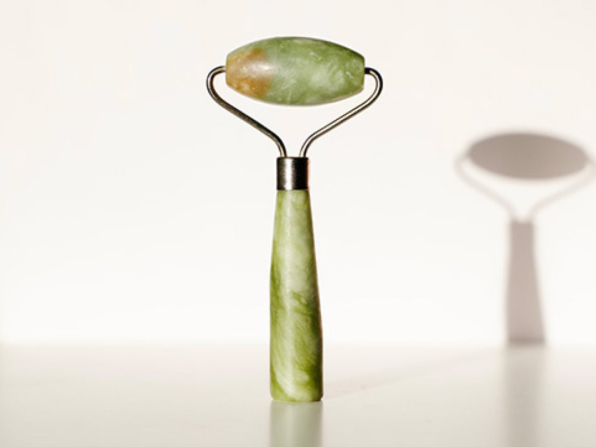 Rouleau de massage en pierre de Jade