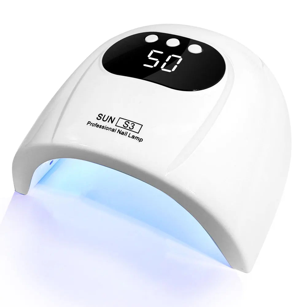 Lampe UV pour ongles : Gel, Polish, Drying avec affichage LED et détection de mouvement. Lampe de manucure professionnelle. Séchoir, Outil d’utilisation à domicile.