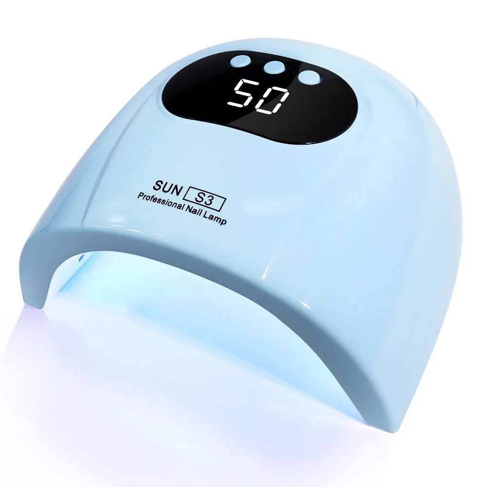 Lampe UV pour ongles : Gel, Polish, Drying avec affichage LED et détection de mouvement. Lampe de manucure professionnelle. Séchoir, Outil d’utilisation à domicile.